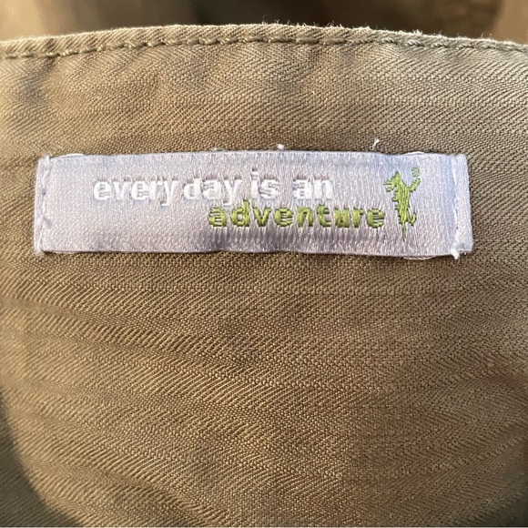 Horny Toad Green Ghostwriter Utility Jacket Wool Blend Lining Women’s Size Small - Picture 10 of 16